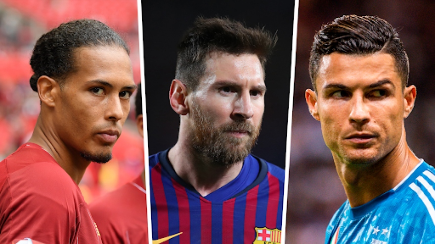 Van Dijk "sát cánh" cùng Messi và Ronaldo ở đội hình tiêu biểu của thập kỷ